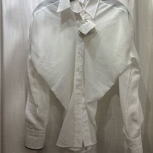 Brunello Cucinelli Elegant White Blouse